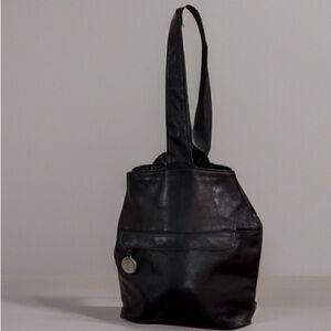 Classiques Entier Black Leather Backpack